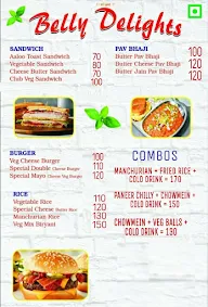 Belly Delights menu 2