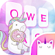 Download Donut Unicorn Quote Keyboard Theme for Girls For PC Windows and Mac 1.0