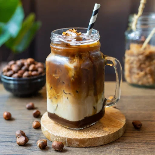 Hazelnut Cold Coffee [450 Ml, 1 Mason Jar]