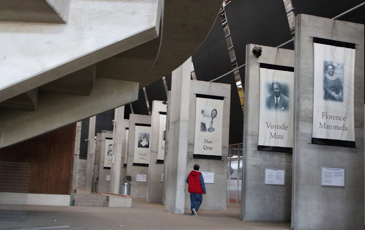 DAMAGED, DESERTED: Red Location Museum block 40 committee member Thando Msikinya, in this file picture, looks at the damage that has been done to the museum, which has been closed since 2013