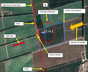 A diagram from the Civil Aviatuion Authority preliminary accident report shows how Stewart Graham's fatal crash happened.