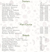 Kurries N Cebabs menu 1