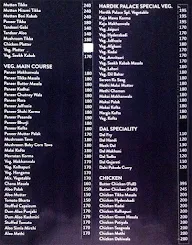 Hotel Hardik Palace menu 7