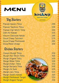 Khanji menu 1