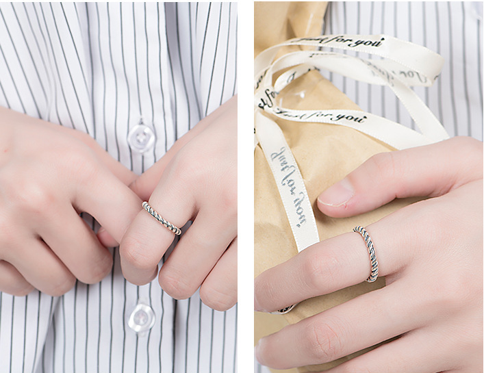 Bague torsadée tressée. Élégance intemporelle pour toutes les occasions. Un bijou unique, durable et au design qui attire les regards. Idéal pour offrir.