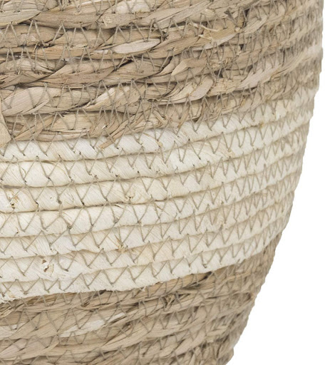 Title 2, Straw Flowerpot Flower Frame Planting Basket, P...