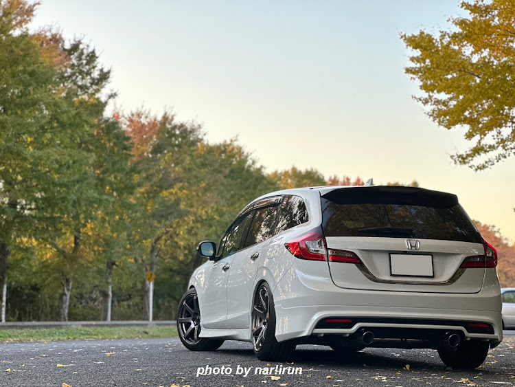 ジェイドのMUGEN・#enkeiwheels・ジェイドのある生活・遅めの紅葉・イチョウに関するカスタム事例の投稿画像1枚目