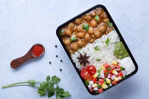 Amritsari Chole Rice Bowl