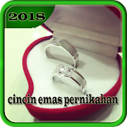 cincin emas pernikahan  Icon