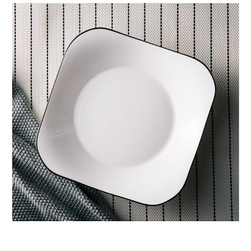 Title 15, White Ceramic Creative Western Food Plate perfe...