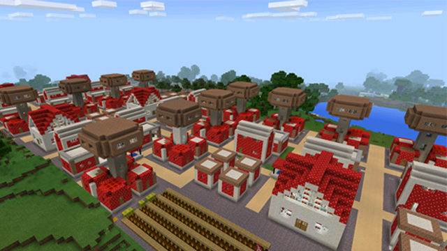 Mushroom village map for MCPE Screen 3