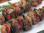 Beef, Pepper and Mushroom Kabobs was pinched from <a href="http://www.grandparents.com/food-and-leisure/recipes/beef-pepper-mushroom-kabobs-recipe?utm_source=Newsletter" target="_blank">www.grandparents.com.</a>