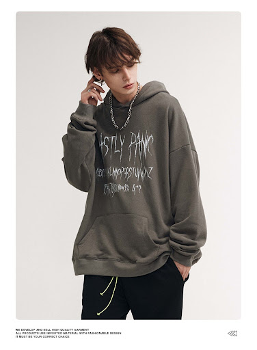 Title 10, New Mens Printed Loose Hooded Sweater, offerin...