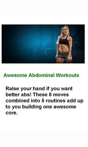 Awesome Abdominal Workouts