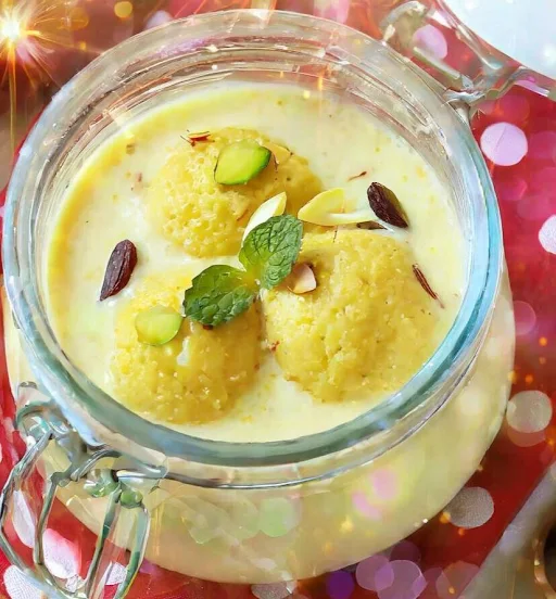 Rabri Kesar Rasmalai [350 Ml, 1 Jar]