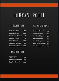 Biryani Potli menu 2