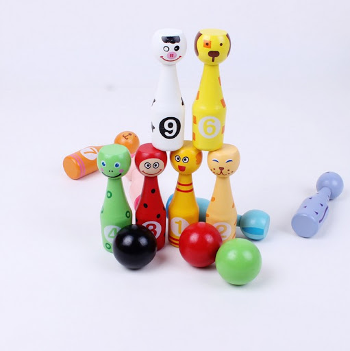 Title 5, Childrens Educational Animal Bowling Outdoor W...