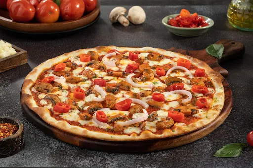 NY - Peri Peri Mushroom Pizza [Extra Spicy]