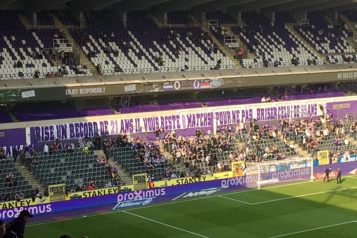 Anderlecht-fans hebben al voor de match tegen Antwerp duidelijke boodschap voor spelers
