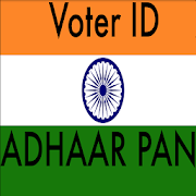 Voter ID and ADHAAR Card PAN BHIM  Icon