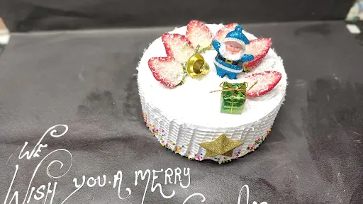 Strawberry Christmas Cake