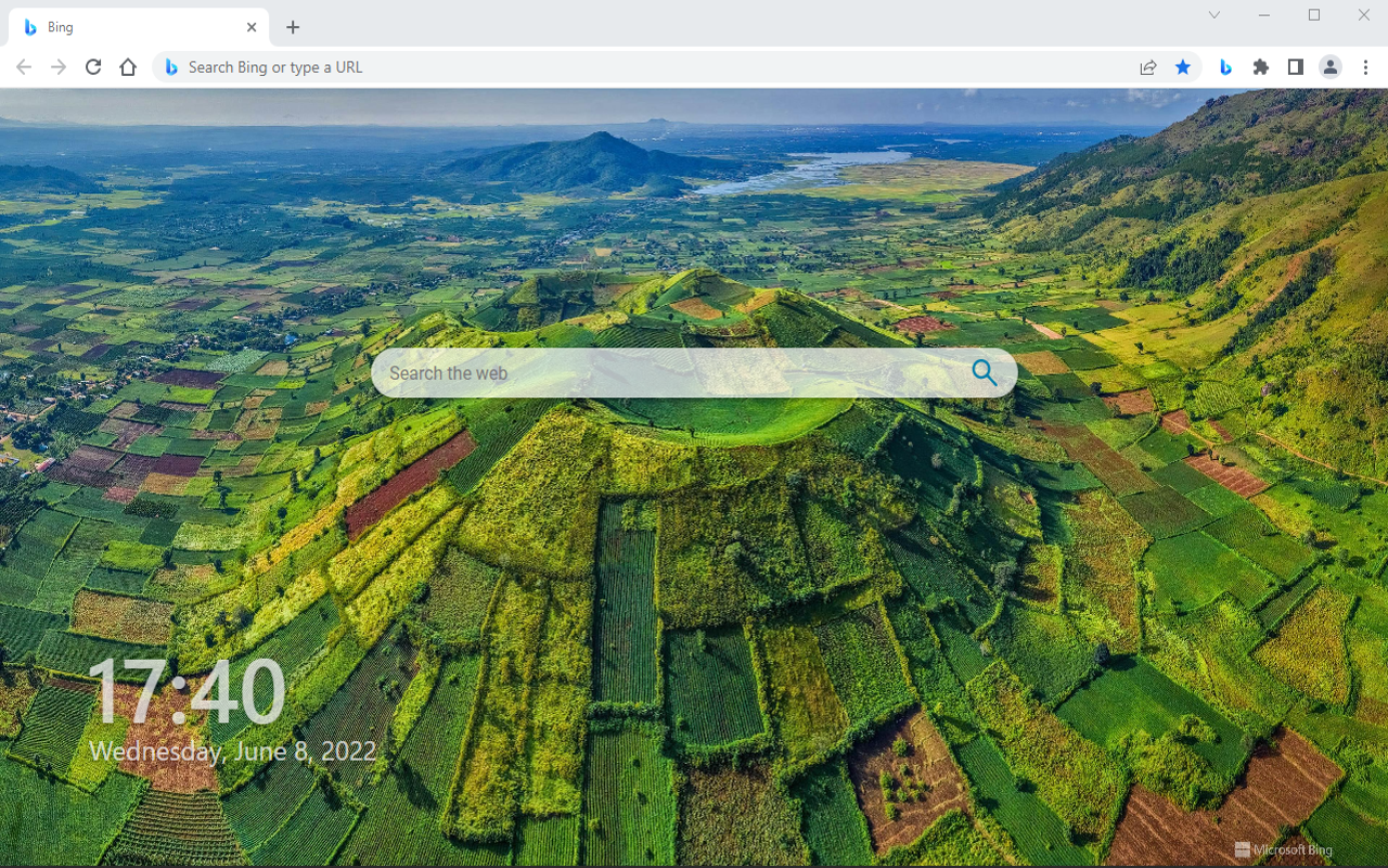 Scenic New Tab with Search Preview image 3