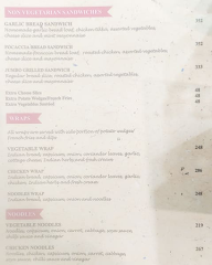 Hideout Cafe menu 4