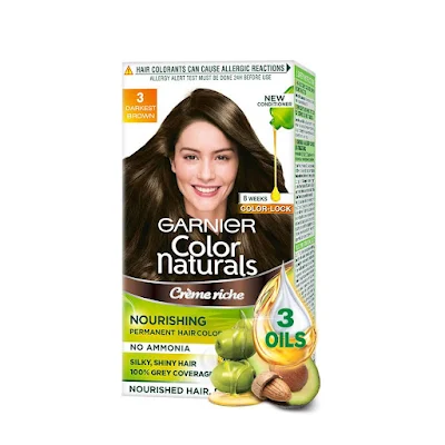 Garnier Color Naturals , Darkest Brown - 65 gm