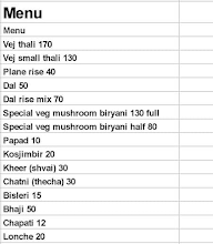 Ganesh Lunch Home menu 1