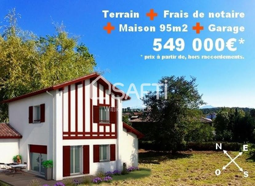 Vente terrain  814 m² à Bayonne (64100), 299 000 €