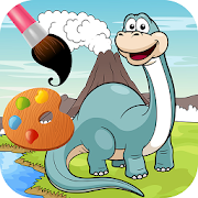 Dinosaur coloring pages - Good learning for kids 1.01 Icon