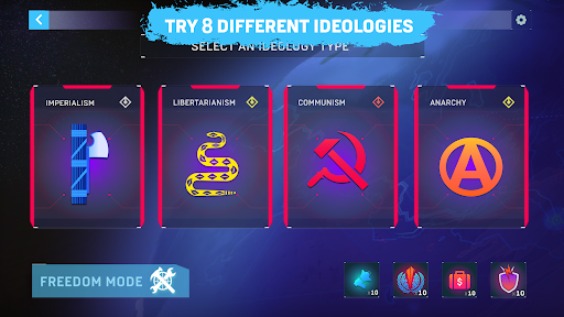 Screenshot Ideology Rush - Political game