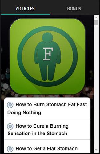 How To Burn Stomach Fat