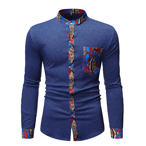 Title 2, Cross Border Fashion Mens Shirt New Mens Af...