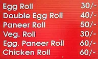 Zaika Kathi Rolls menu 1