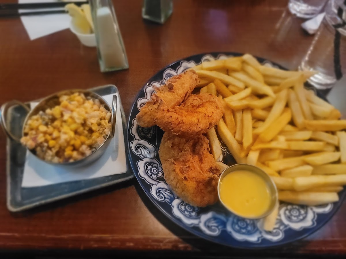 Gluten-Free Chicken Fingers/Nuggets at Bourbon's Craft Kitchen and Bar