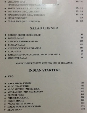 Gringo - Sukh Hotel menu 