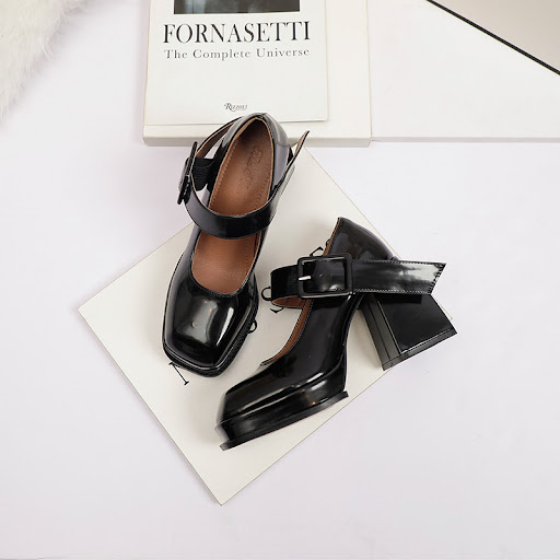 Title 2, Womens High Heel Mary Jane Shoes, French Style...