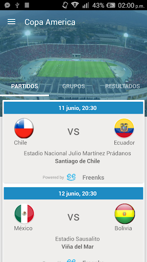 Copa América App 2015