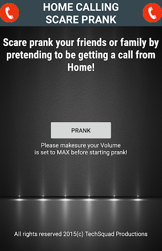 Home Calling Scare Prank