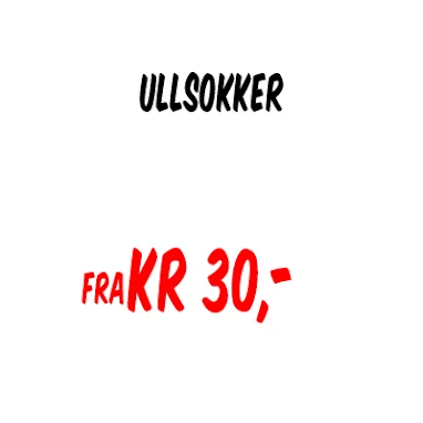 Fra kr 30,-!! Ullsokker