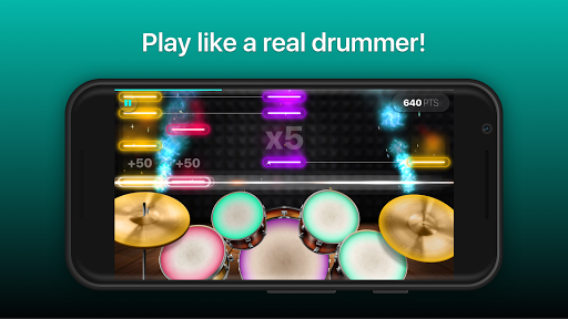 Drums: real drum set music games to play and learn