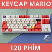 [Mã Skamsale11 Giảm 10% Đơn 200K] Keycap Cho Bàn Phím Cơ Retro Mario Thick Pbt, In Dyesub 120 Phím Cherry Profile Của Ez