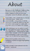 My Binder: Tabbed Notes Screenshot