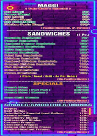 Yule Hole Cafe menu 2