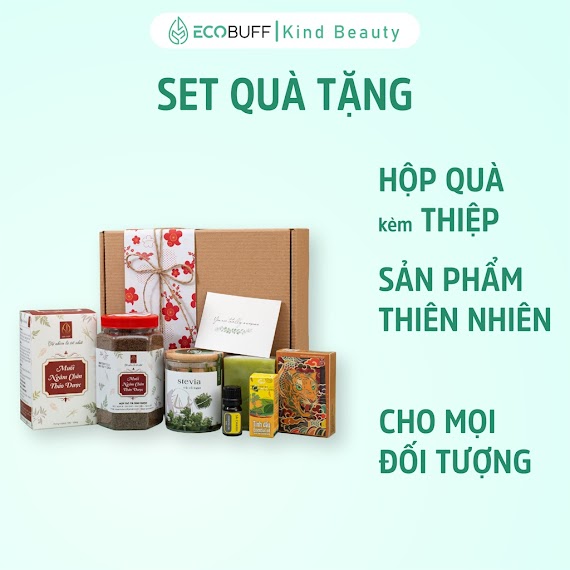 Quà Tết Ecobuff Set Quà Tặng Bạn Gái Tặng Bà, Mẹ Dịp 8 - 3 20 - 10 Valentines