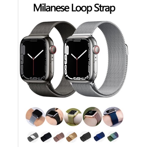 Dây Thép Milanese Loop Apple Watch Series 4, 5, 6, Và Apple Watch Series 7