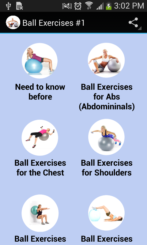 Ball exercises #1 Screen 1