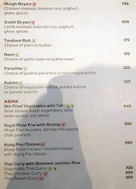 Vasco's - Hilton Chennai menu 1