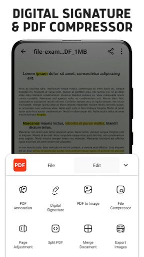Screenshot PDF Reader and Editor
